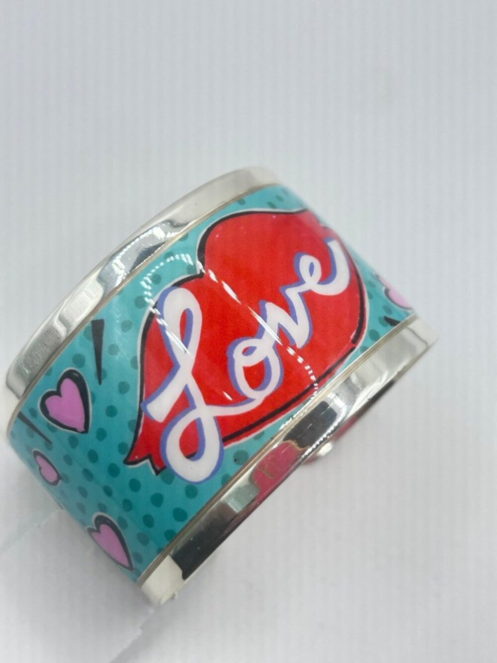 Brighton Fashionista Love out Loud Pop Appeal cuff bracelet NWT $98